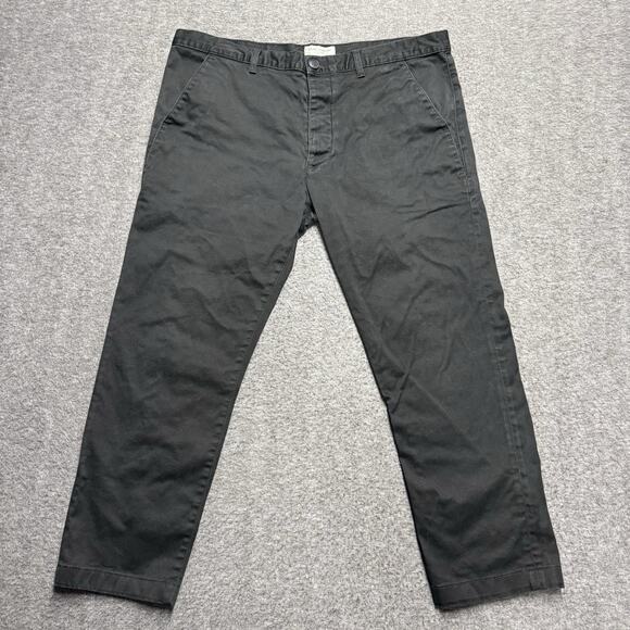 Saint Laurent Chino Pants Men's Size 38x26 Black Made in Italy - Picture 1 of 7